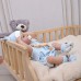 Realistic Reborn Girl Baby Doll 20'' with Blue Hat & Pacifier Set
